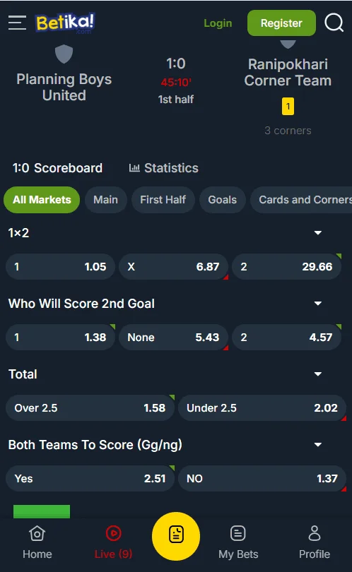Betika Screenshot 2