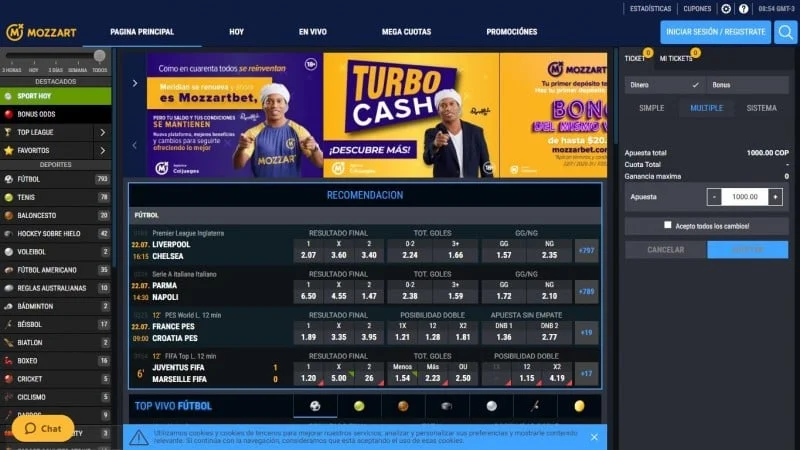 Mozzart Bet Screenshot 2