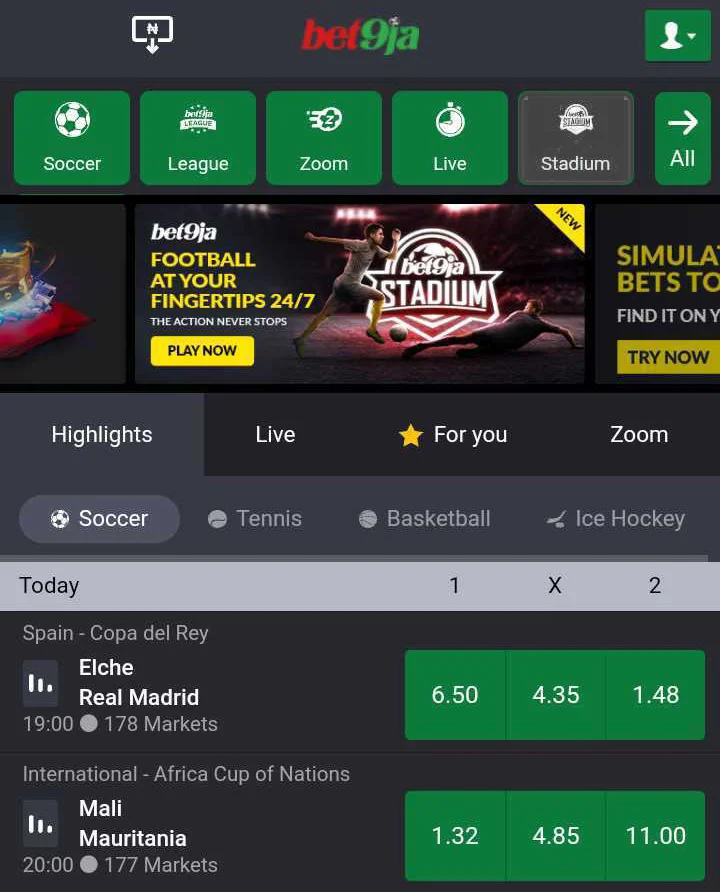Bet9ja Screenshot 2