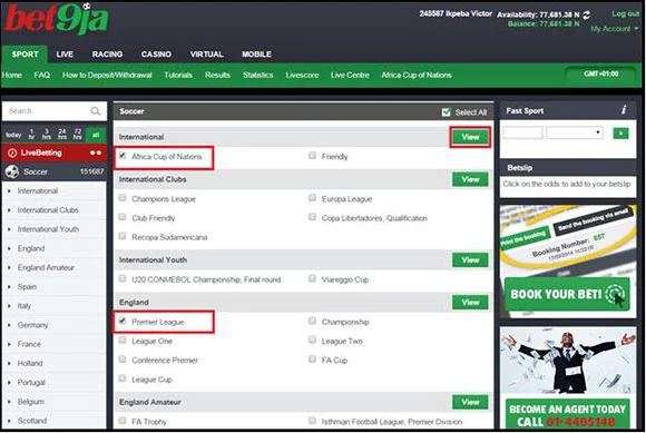 Bet9ja Screenshot 1